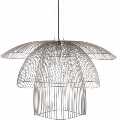 FORESTIER Suspension Papillon Large m&eacute;tal beige / &Oslash; 100 cm - 