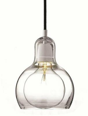 AND TRADITION Suspension Mega Bulb SR2 - transparent - noir