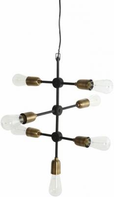 HOUSE DOCTOR Suspension en m&eacute;tal 7 ampoules - collection molecular - 