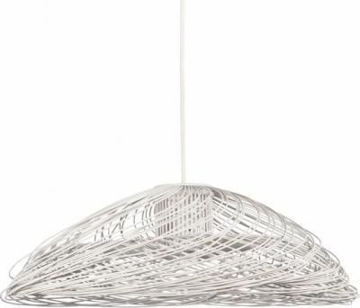 FORESTIER Suspension rotin blanche Satelise - 