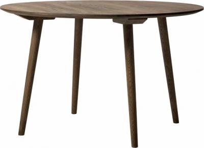 Table - IN BETWEEN SK4 Ch&ecirc;ne fum&eacute; Ch&ecirc;ne huil&eacute; &Oslash; 120 x H 73 cm
