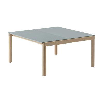 Muuto Table basse Couple  80 x 84 - pale blue - plain/wavy