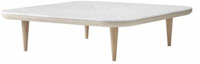 Table basse en marbre blanc Fly SC11 -&tradition