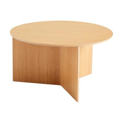 HAY - Slit Table Round XL, &Oslash; 65 x H 35,5 cm, ch&ecirc;ne naturel