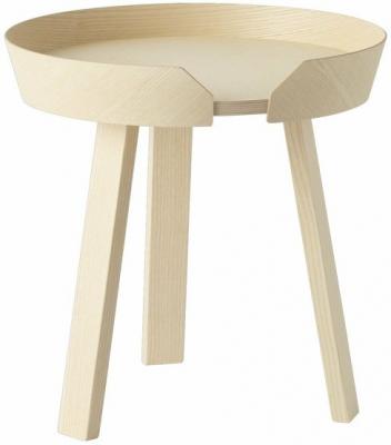 Table d'appoint gu&eacute;ridon - AROUND S Diam 45cm x H 46cm Fr&ecirc;ne