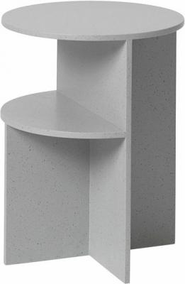 Muuto Table d'appoint Halves - gris clair