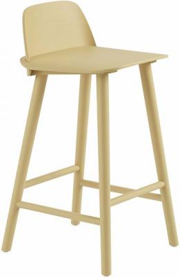 Muuto Tabouret de bar Nerd - jaune sable - bas