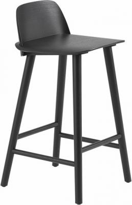 Muuto - Nerd tabouret de bar h 65 cm, noir
