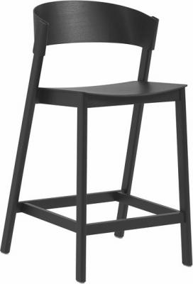Muuto - Cover Tabouret de bar H 96 cm, noir