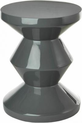 Pols Potten - Zig Zag Tabouret, gris b&eacute;ton