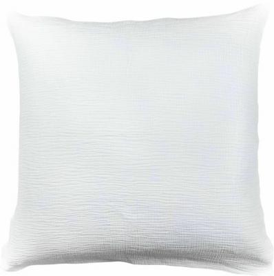 MAISON D ETE Taie d'oreiller en gaze de coton blanc 65X65 CM