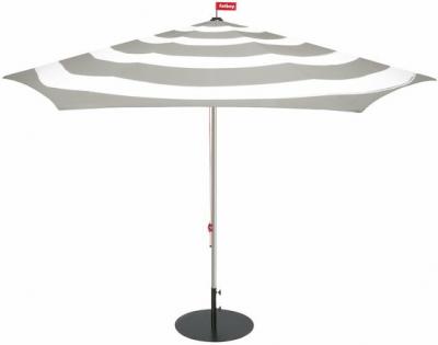 FATBOY Accessoire ext&eacute;rieur - Parasol STRIPESOL Gris clair &Oslash; 350 x H 266 cm