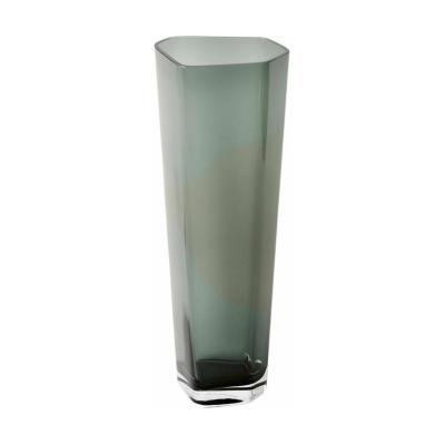 AND TRADITION Vase - Vase COLLECT GLASS Fum&eacute; SC37 : L 19 x P 18,5 x H 50 cm