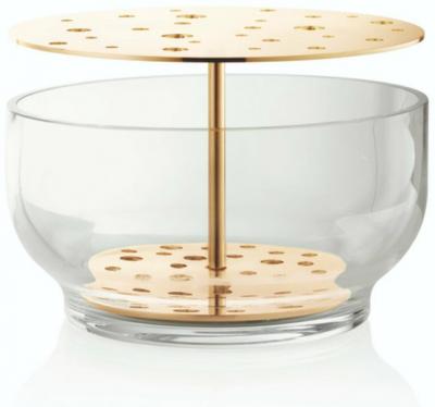 FRITZ HANSEN  - LA LAMPE DE POCHE Ikebana Vase Large, laiton / verre