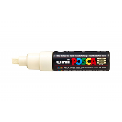 UNI BALL Posca marqueur junior 8 mm blanc ivoire 