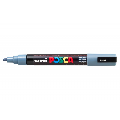 UNI BALL Uni-Ball Marqueur Peinture &Agrave; L'eau Posca Pc-5m Gris Ardoise 1 Unit&eacute;(S)