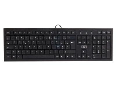 TNB Clavier PC T'nB BRIDGE filaire ultra slim - Noir 