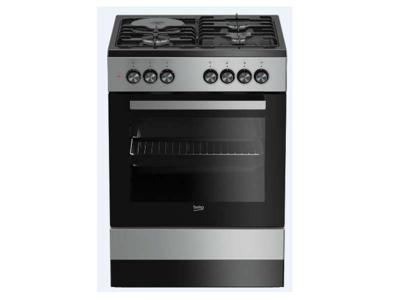 BEKO Cuisiniere mixte 60 cm  FSE6312GX