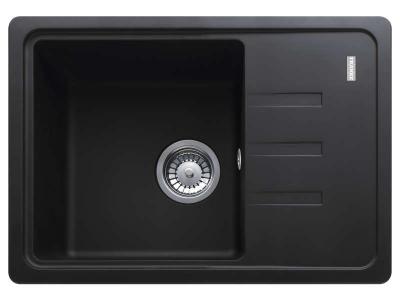 FRANKE Evier 1 bac, 1 &eacute;gouttoir compact MALTA ONYX 