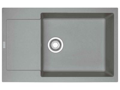 FRANKE Evier 1 grand bac 1 &eacute;gouttoir en granit MARIS