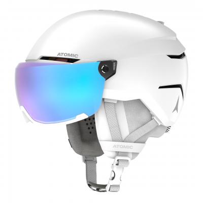 ATOMIC  Savor Visor Stereo, casque de ski avec visi&egrave;re, blanc