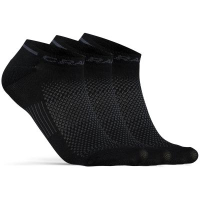CRAFT  Core Dry Shafless Socks 3 Pairs Noir EU 40-42 Homme