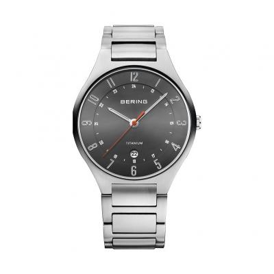 BERING Montre homme  Titanium Gris