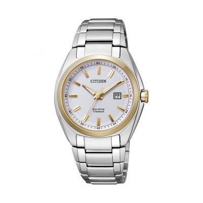 CITIZEN  Montre pour femme Elegant Eco-Drive EW2214-52A