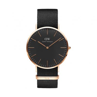 DANIEL WELLINGTON  Montre unisexe Classic Black DW00100148