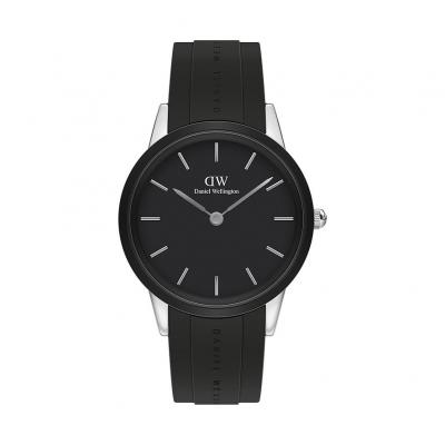 DANIEL WELLINGTON Montre Homme Iconic Noir DW00100436 Gris 