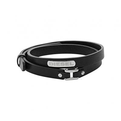 DIESEL Bracelet Homme Stacked Noir DX0971040-PAR Noir 