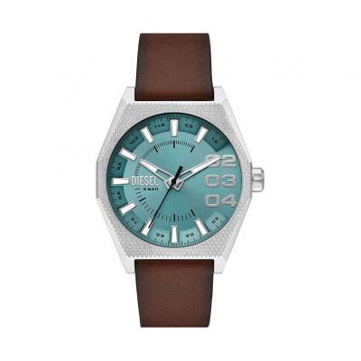 DIESEL Montre Homme  DZ2174 - Bracelet Cuir Marron