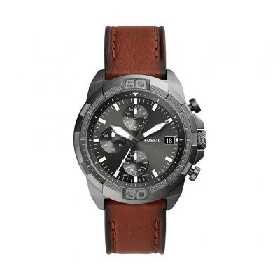 FOSSIL Montre -  - FS5855 - Quartz - Chronographe - Cuir Marron