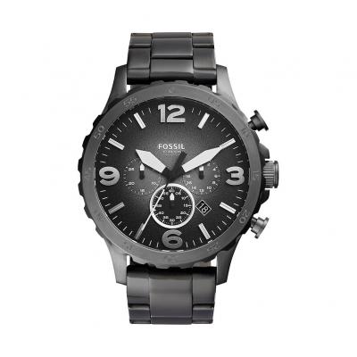 FOSSIL  Men Montre Nate En Acier Inoxydable Gris - One size