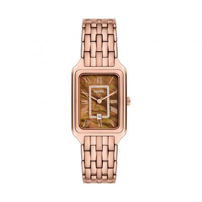 FOSSIL Montre  - Femmes - ES5323 - Acier inoxydable Ip-ros&eacute; - Cadran nacr&eacute; - 5 bar - 82g