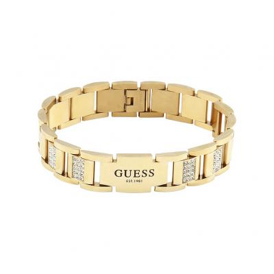 GUESS BIJOUX Bracelet Guess "Frontiers" Acier dor&eacute; - JUMB01341JWYG