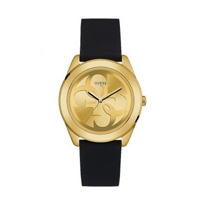GUESS  Montre Caoutchouc Dor&eacute; pour Femmes-W0911L3