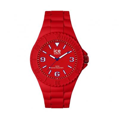 ICE WATCH  - Montre Hommes - Quartz - Analogique - Bracelet Silicone Rouge - 019870