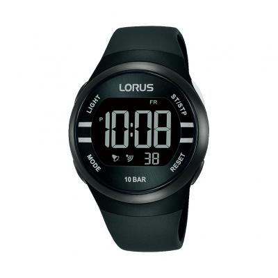 LORUS  Hommes Digital Quartz Montre avec Bracelet en Silicone R2333NX9