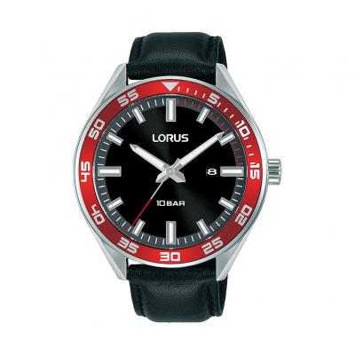 LORUS  Homme Analogique Quartz Montre avec Bracelet en Cuir RH941NX9