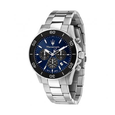 MASERATI Montre Homme  Competizione - R8873600009 Bracelet Acier Argent