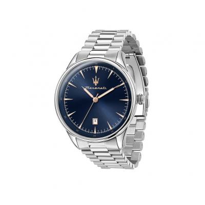 MASERATI Montre Homme Tradizione Bleu fonc&eacute; R8853146002 Gris 