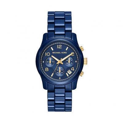 MICHAEL KORS Montre  Fossil Runway Bleu