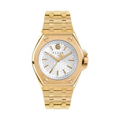 PHILIPP PLEIN Montre Femme  HYPER SPORT PWJAA0722 - Bracelet Acier Dor&eacute;