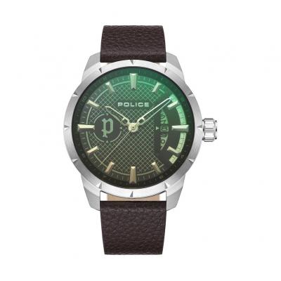 POLICE  Pewjb2226902 Watch Marron,Argent&eacute;