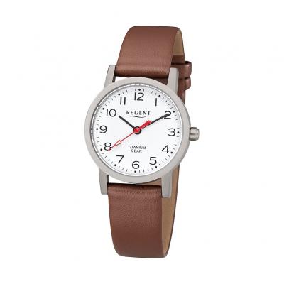 REGENT Inconnu  Femmes Analogique Quartz Montre avec Bracelet en Cuir 12090311