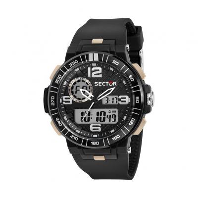 SECTOR  - Montre pour hommes Mati&egrave;re synth&eacute;tique, Aluminium 1 unit&eacute;