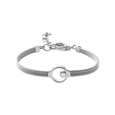 SKAGEN  Bracelet Argent&eacute; avec Anneau et Cristal pour Femme, Skj0834040
