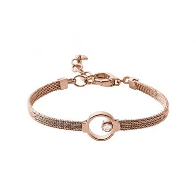SKAGEN BIJOUX Bracelet skagen Elin SKJ0851791 - Bracelet Milanais Dor&eacute; Rose Femme