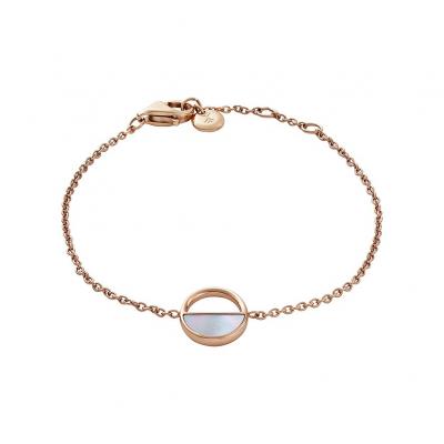 SKAGEN  Bracelet Dor&eacute; Rose avec Anneau pour Femme, Skj0999791